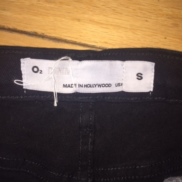 Black High Waist Cutoff Distressed Jean Shorts - Picture 4 of 5